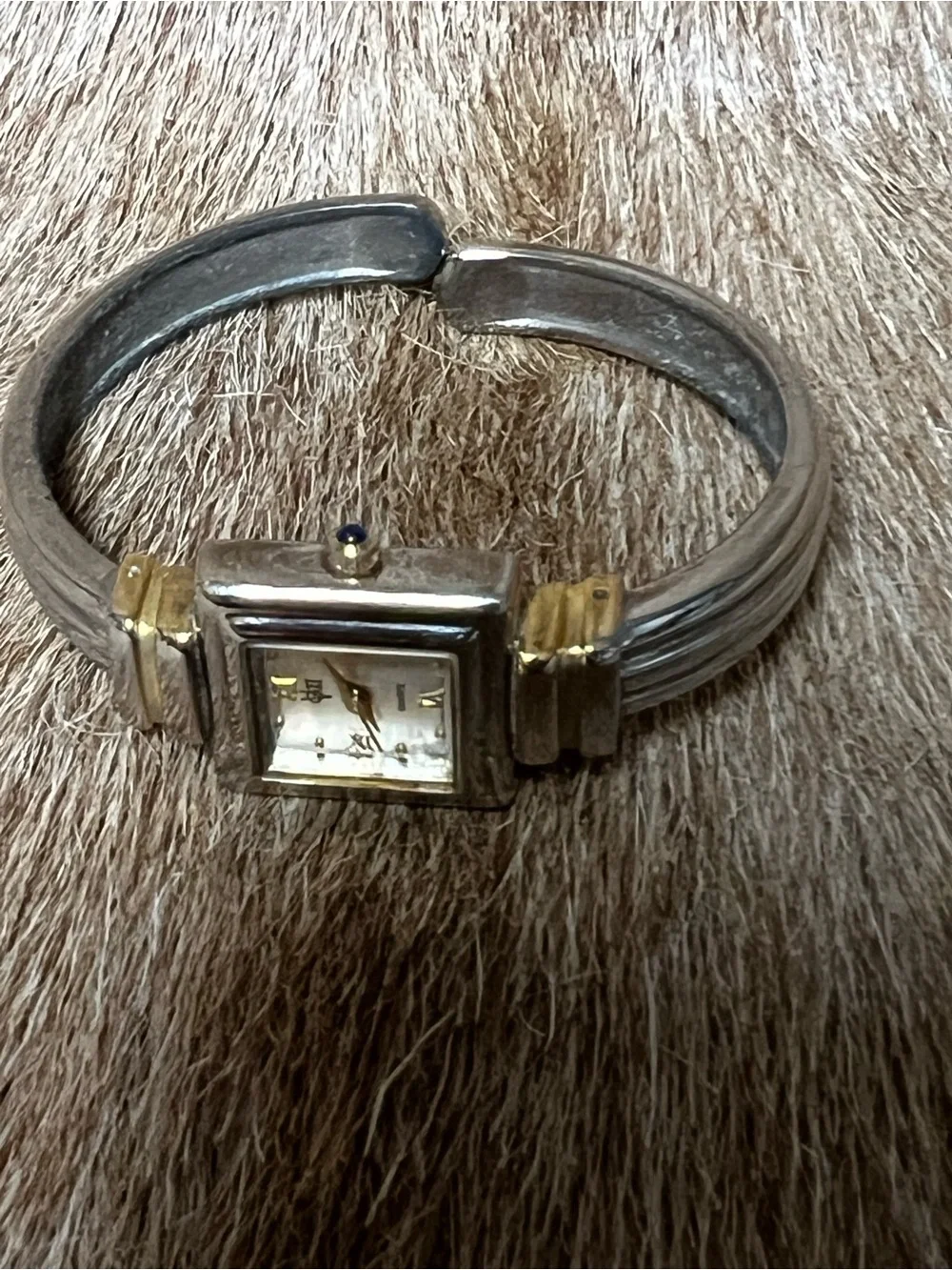 Vintage  Gloria Vanderbilt Two-Tone Women’s Bracelet Watch